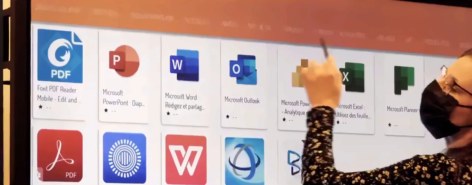 Journées Partenaires Speechi — démonstration des applications sur écran interactif